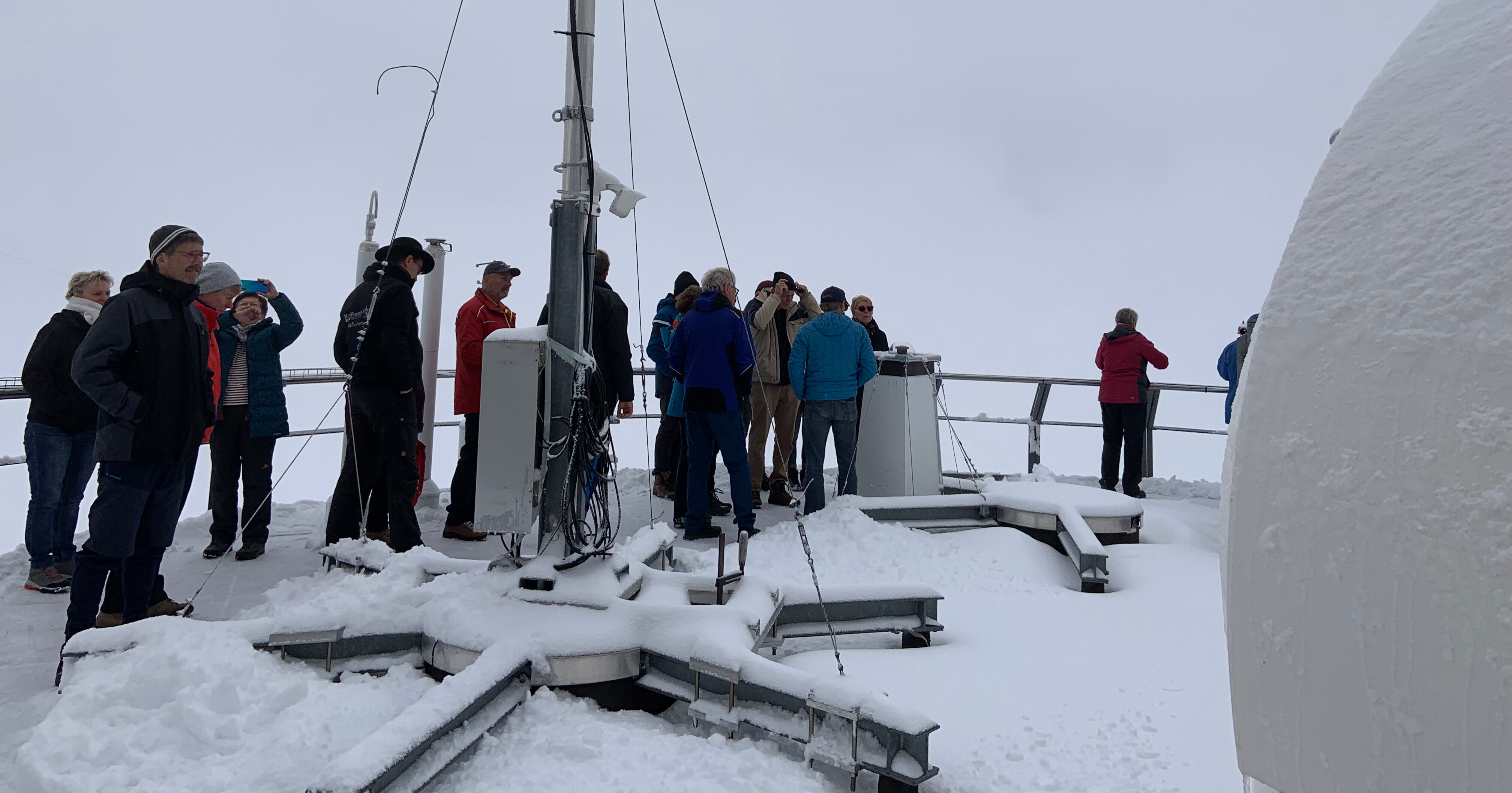 Zugspitze und Umweltforschungsstation im Schneefernerhaus