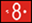 Wanderzeichen Rote 8